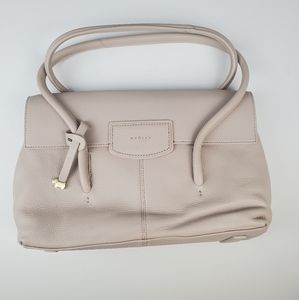 NWOT Radley London Pebble Leather Shoulder Bag Burnham Beeches Dove Gray